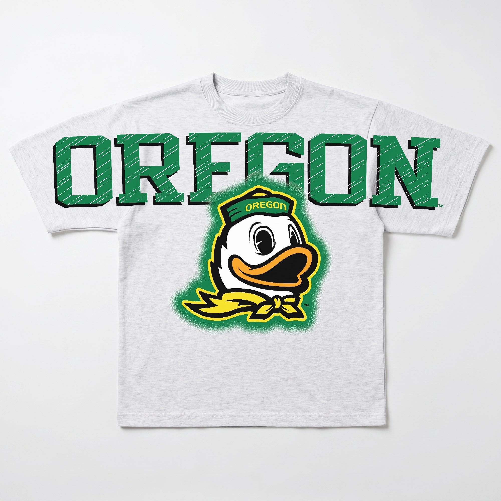 OREGON DUCKS DRIP CULTURE RELAXED FIT CREWNECK TEE