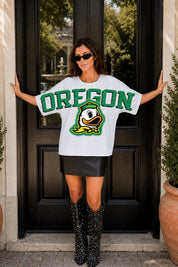 OREGON DUCKS DRIP CULTURE RELAXED FIT CREWNECK TEE