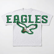 PHILADELPHIA EAGLES DRIP CULTURE RELAXED FIT CREWNECK TEE