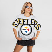 PITTSBURGH STEELERS DRIP CULTURE RELAXED FIT CREWNECK TEE