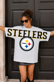 PITTSBURGH STEELERS DRIP CULTURE RELAXED FIT CREWNECK TEE