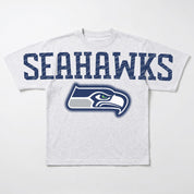 SEATTLE SEAHAWKS DRIP CULTURE RELAXED FIT CREWNECK TEE
