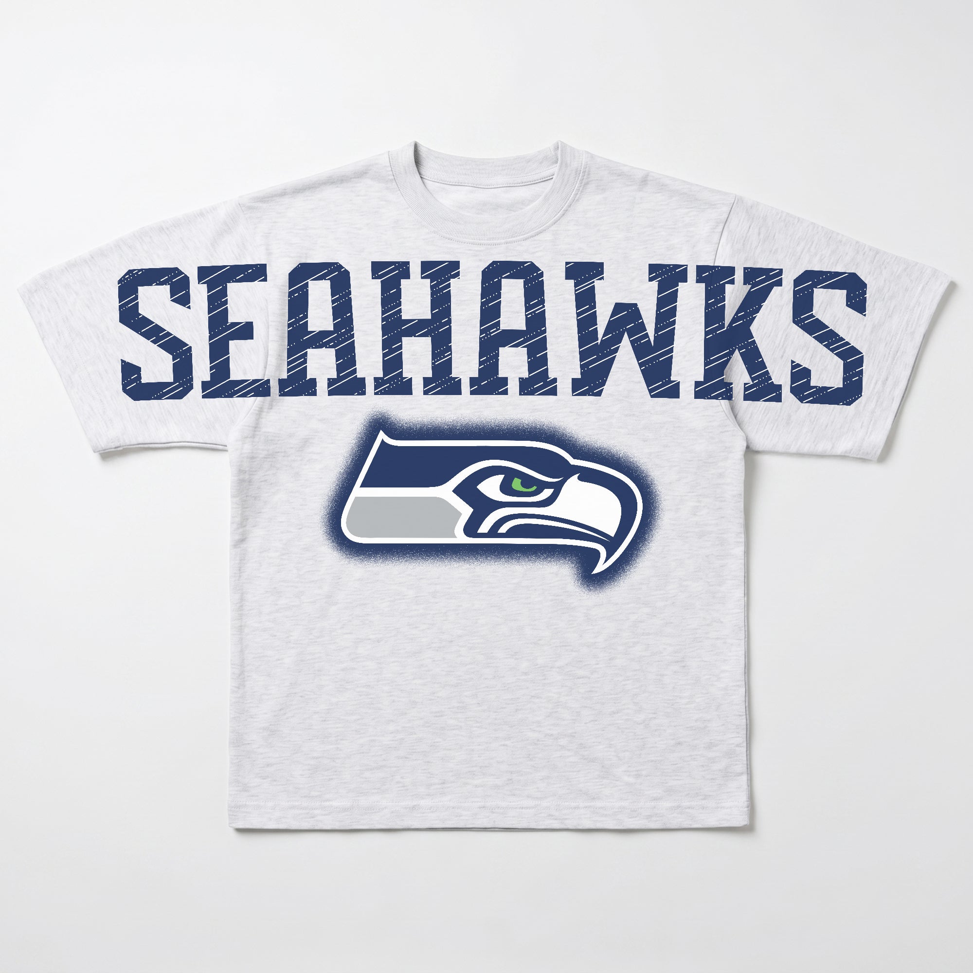 SEATTLE SEAHAWKS DRIP CULTURE RELAXED FIT CREWNECK TEE