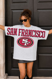 SAN FRANCISCO 49ERS DRIP CULTURE RELAXED FIT CREWNECK TEE