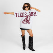 TEXAS A&M AGGIES DRIP CULTURE RELAXED FIT CREWNECK TEE