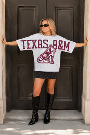 TEXAS A&M AGGIES DRIP CULTURE RELAXED FIT CREWNECK TEE