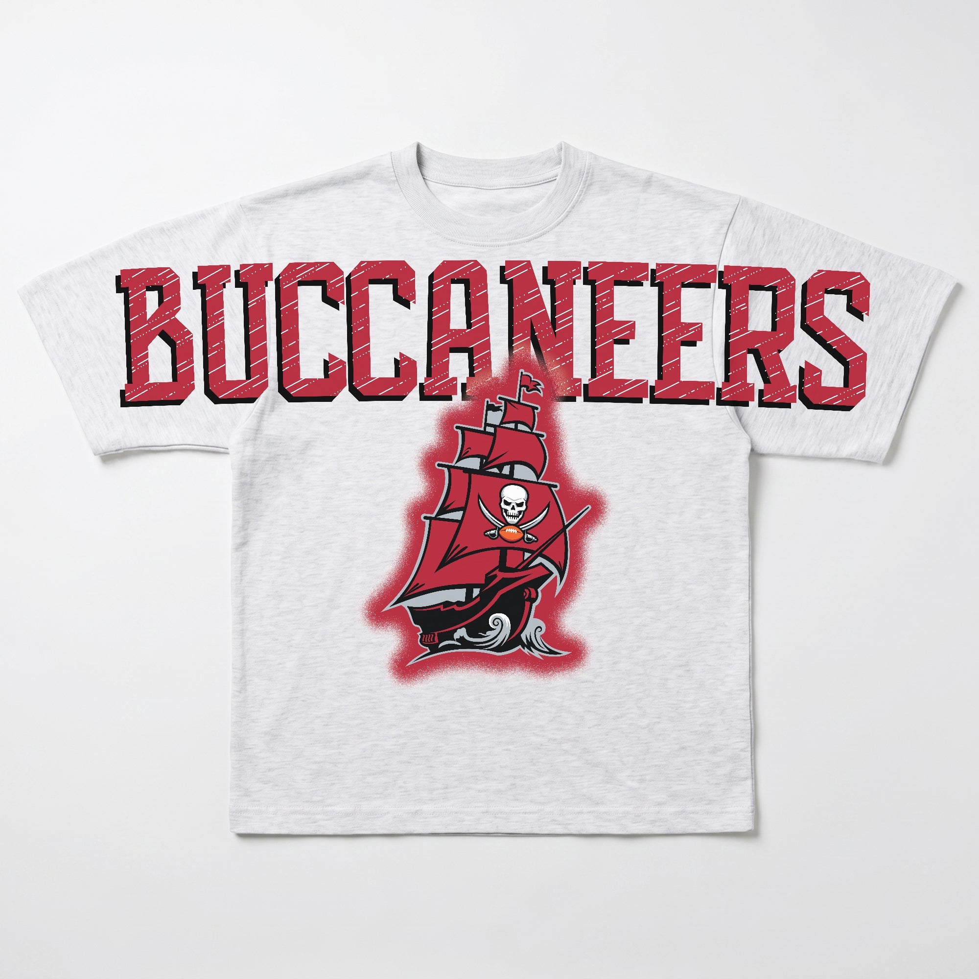 TAMPA BAY BUCCANEERS DRIP CULTURE RELAXED FIT CREWNECK TEE