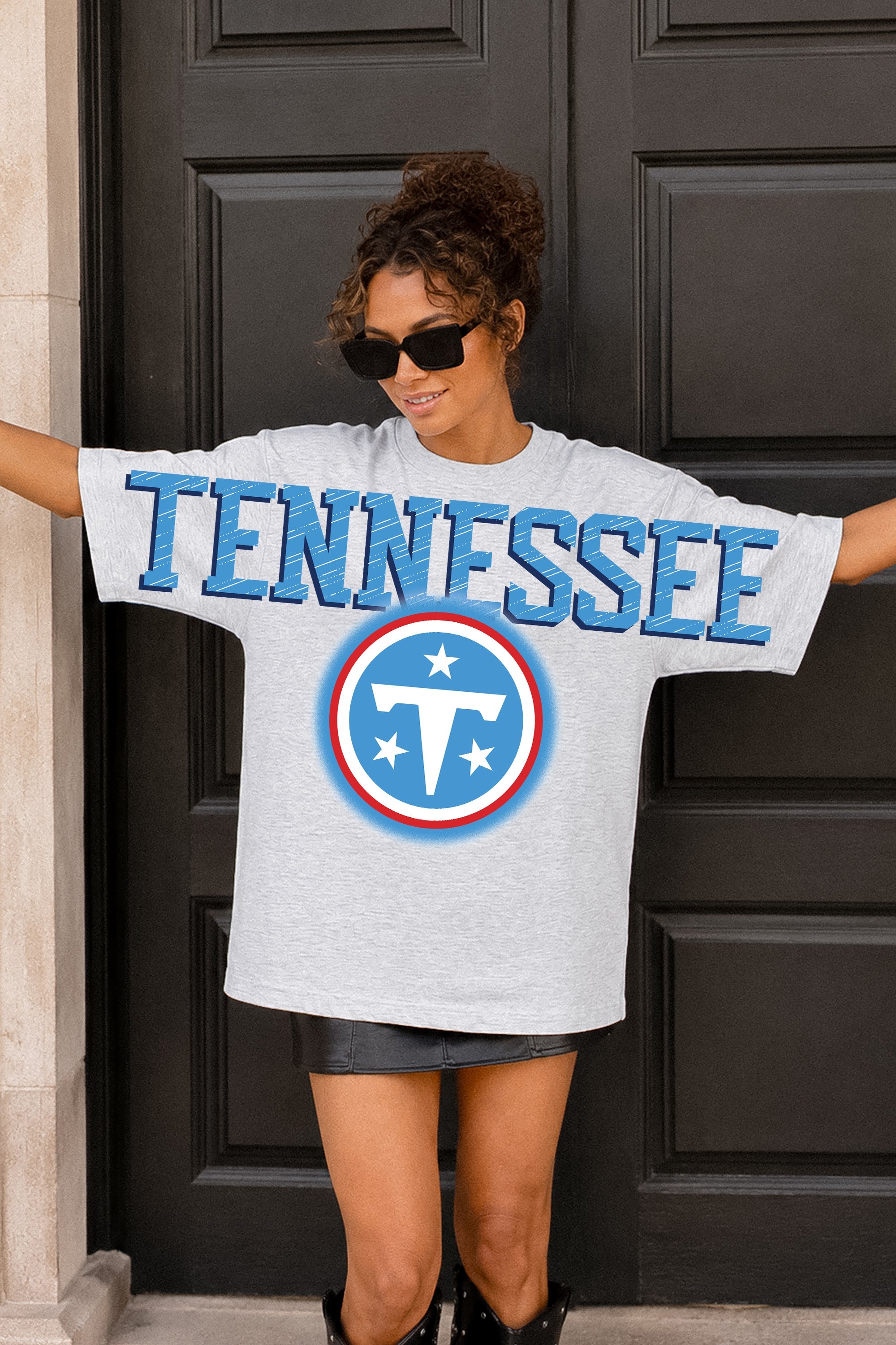 TENNESSEE TITANS DRIP CULTURE RELAXED FIT CREWNECK TEE