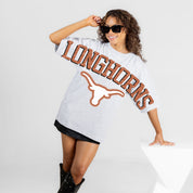 TEXAS LONGHORNS DRIP CULTURE RELAXED FIT CREWNECK TEE