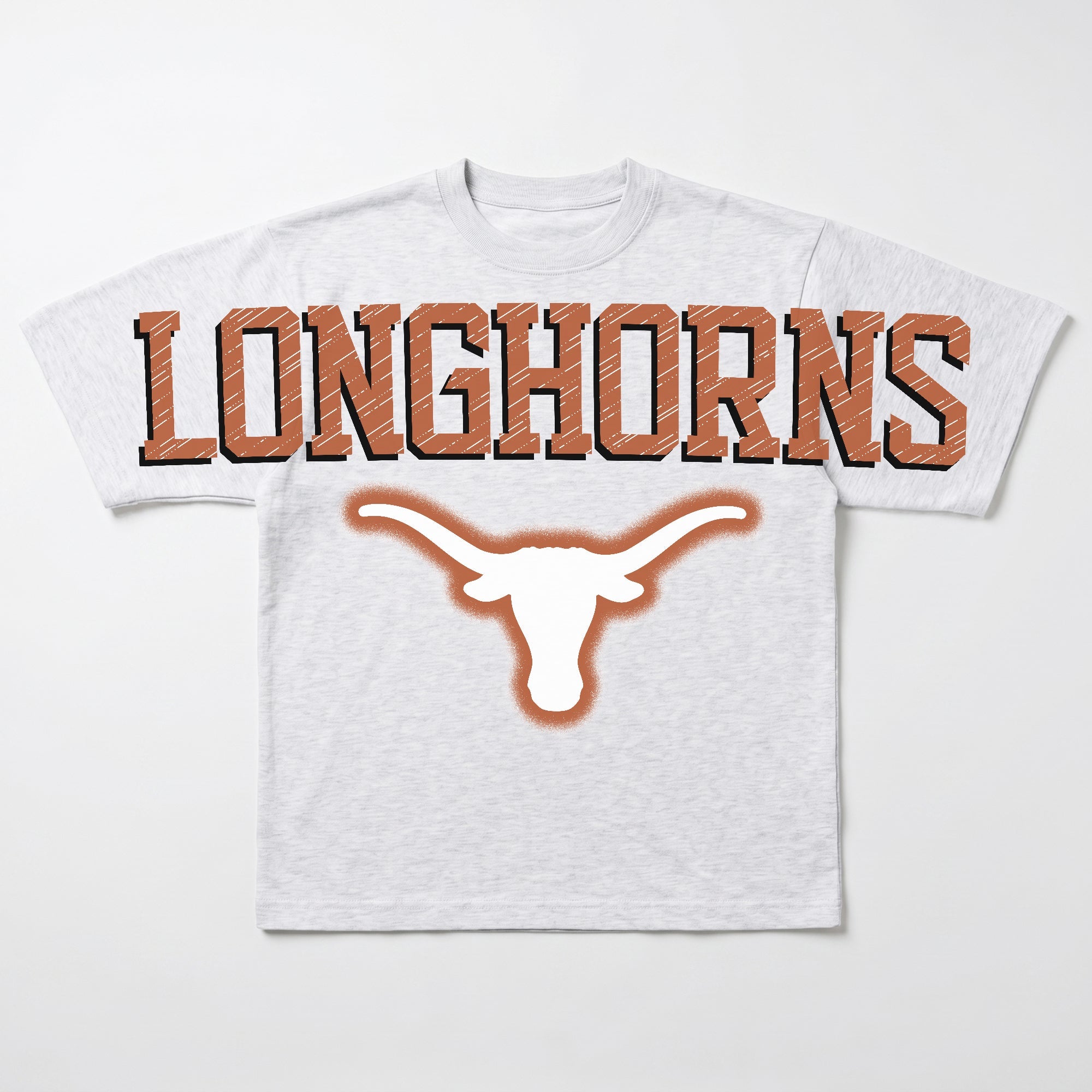 TEXAS LONGHORNS DRIP CULTURE RELAXED FIT CREWNECK TEE