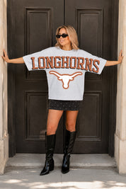 TEXAS LONGHORNS DRIP CULTURE RELAXED FIT CREWNECK TEE