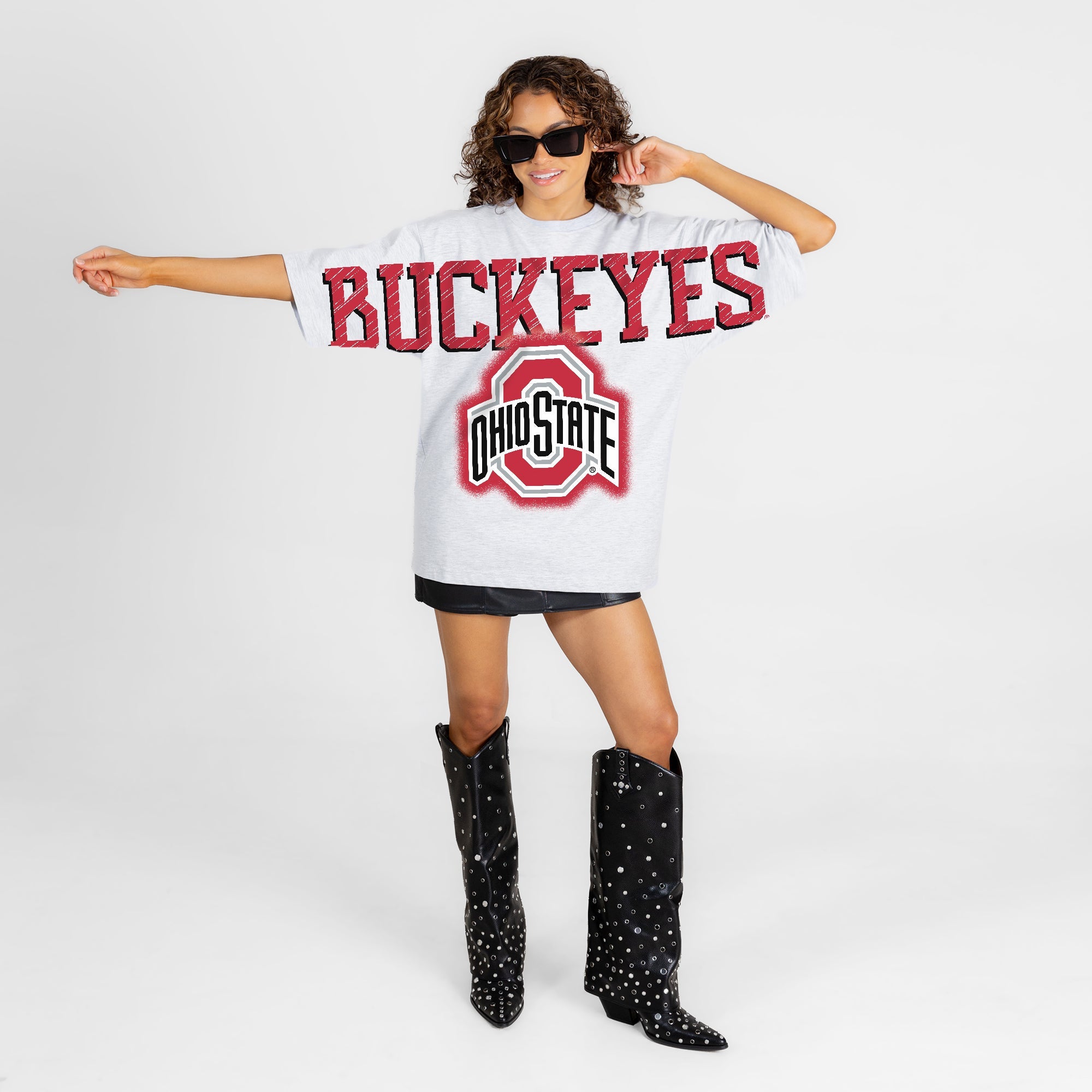 OHIO STATE BUCKEYES DRIP CULTURE RELAXED FIT CREWNECK TEE