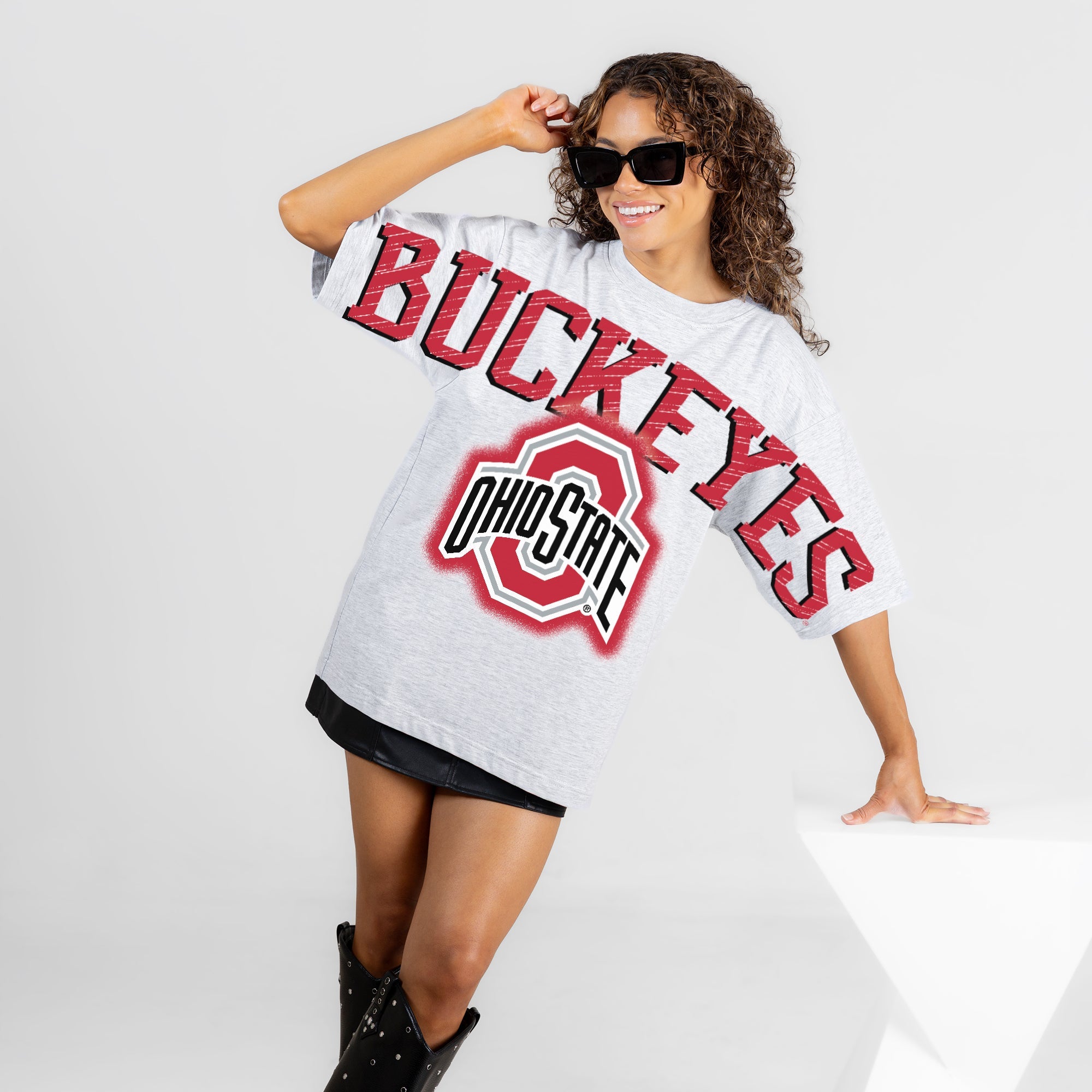 OHIO STATE BUCKEYES DRIP CULTURE RELAXED FIT CREWNECK TEE