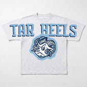 NORTH CAROLINA TAR HEELS DRIP CULTURE RELAXED FIT CREWNECK TEE