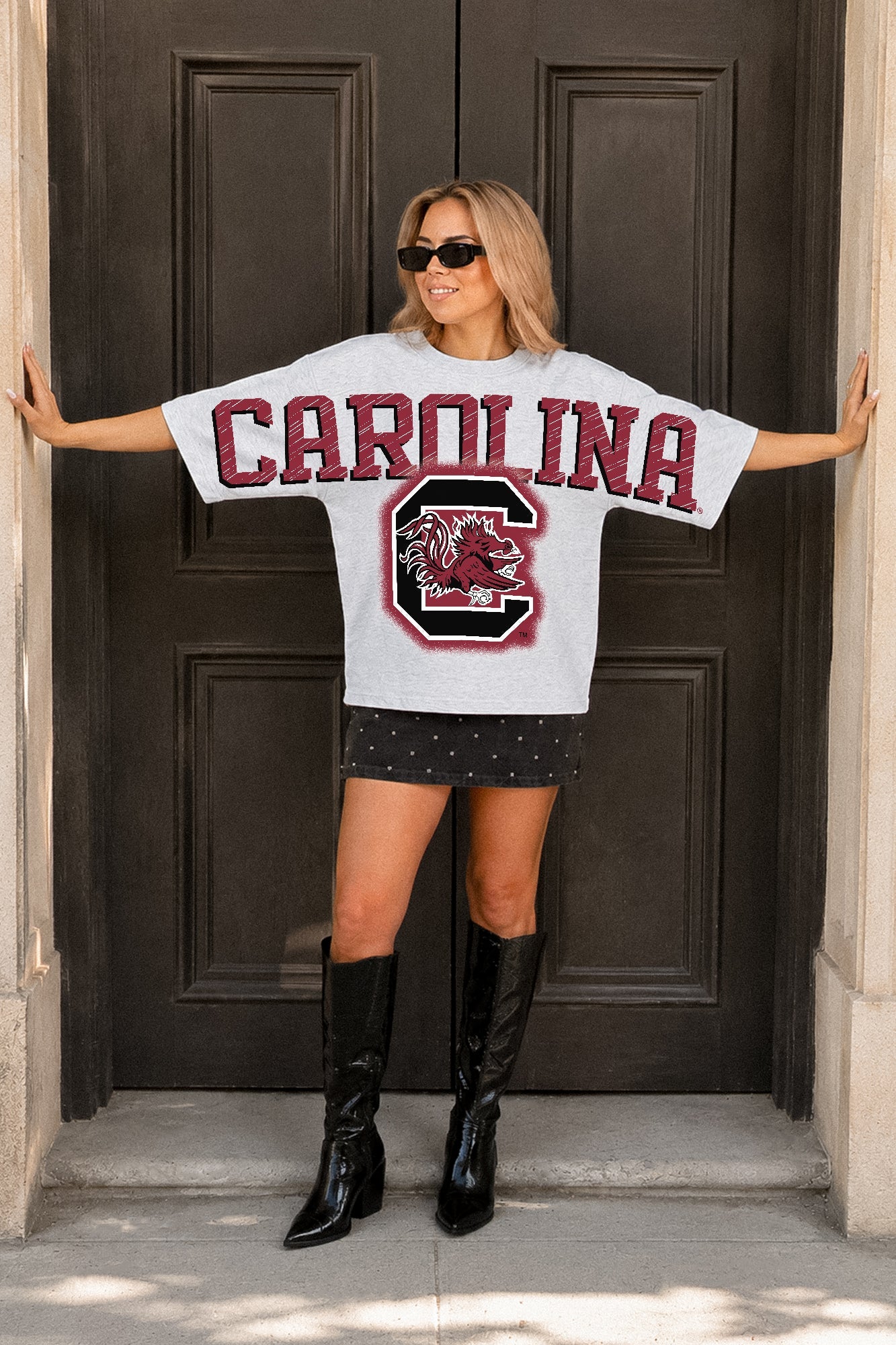 SOUTH CAROLINA GAMECOCKS DRIP CULTURE RELAXED FIT CREWNECK TEE