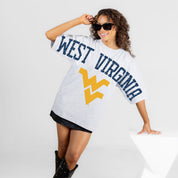 WEST VIRGINIA MOUNTAINEERS DRIP CULTURE RELAXED FIT CREWNECK TEE