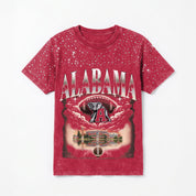 ALABAMA CRIMSON TIDE SKY'S THE LIMIT VINTAGE WASH RHINESTONE TEE
