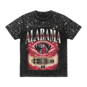 ALABAMA CRIMSON TIDE DREAM BIG VINTAGE WASH RHINESTONE TEE