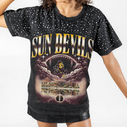 ARIZONA STATE SUN DEVILS SKY'S THE LIMIT VINTAGE WASH RHINESTONE TEE