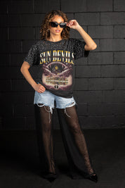 ARIZONA STATE SUN DEVILS SKY'S THE LIMIT VINTAGE WASH RHINESTONE TEE