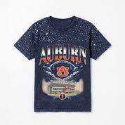 AUBURN TIGERS SKY'S THE LIMIT VINTAGE WASH RHINESTONE TEE