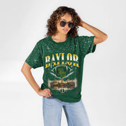 BAYLOR BEARS SKY'S THE LIMIT VINTAGE WASH RHINESTONE TEE