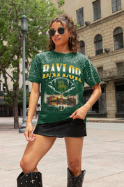 BAYLOR BEARS SKY'S THE LIMIT VINTAGE WASH RHINESTONE TEE