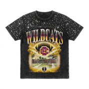 BETHUNE-COOKMAN WILDCATS SKY'S THE LIMIT VINTAGE WASH RHINESTONE TEE
