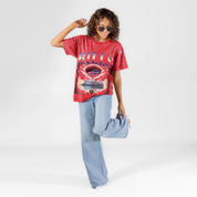 BUFFALO BILLS SKY'S THE LIMIT VINTAGE WASH RHINESTONE TEE