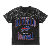 BUFFALO BILLS IN THE ZONE VINTAGE WASH RHINESTONE TEE