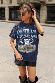 BUTLER BULLDOGS SKY'S THE LIMIT VINTAGE WASH RHINESTONE TEE