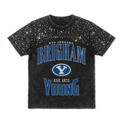 BYU COUGARS IN THE ZONE VINTAGE WASH RHINESTONE TEE