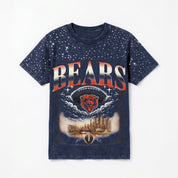CHICAGO BEARS SKY'S THE LIMIT VINTAGE WASH RHINESTONE TEE