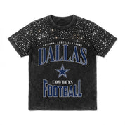 DALLAS COWBOYS IN THE ZONE VINTAGE WASH RHINESTONE TEE