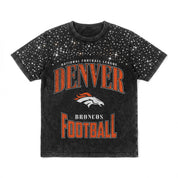 DENVER BRONCOS IN THE ZONE VINTAGE WASH RHINESTONE TEE