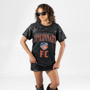 FC CINCINNATI IN THE ZONE VINTAGE WASH RHINESTONE TEE