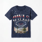 FLORIDA ATLANTIC OWLS SKY'S THE LIMIT VINTAGE WASH RHINESTONE TEE
