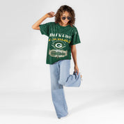 GREEN BAY PACKERS SKY'S THE LIMIT VINTAGE WASH RHINESTONE TEE