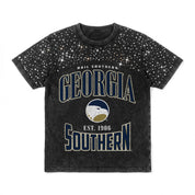 GEORGIA SOUTHERN EAGLES IN THE ZONE VINTAGE WASH RHINESTONE TEE