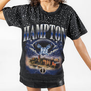 HAMPTON PIRATES SKY'S THE LIMIT VINTAGE WASH RHINESTONE TEE