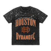 HOUSTON DYNAMO IN THE ZONE VINTAGE WASH RHINESTONE TEE