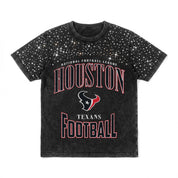 HOUSTON TEXANS IN THE ZONE VINTAGE WASH RHINESTONE TEE