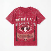 INDIANA HOOSIERS SKY'S THE LIMIT VINTAGE WASH RHINESTONE TEE