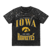 IOWA HAWKEYES IN THE ZONE VINTAGE WASH RHINESTONE TEE