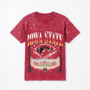 IOWA STATE CYCLONES SKY'S THE LIMIT VINTAGE WASH RHINESTONE TEE