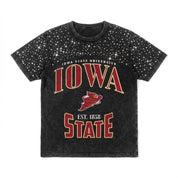 IOWA STATE CYCLONES IN THE ZONE VINTAGE WASH RHINESTONE TEE