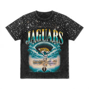 JACKSONVILLE JAGUARS SKY'S THE LIMIT VINTAGE WASH RHINESTONE TEE