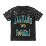 JACKSONVILLE JAGUARS IN THE ZONE VINTAGE WASH RHINESTONE TEE