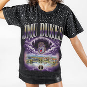 JAMES MADISON DUKES SKY'S THE LIMIT VINTAGE WASH RHINESTONE TEE