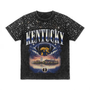 KENTUCKY WILDCATS SKY'S THE LIMIT VINTAGE WASH RHINESTONE TEE